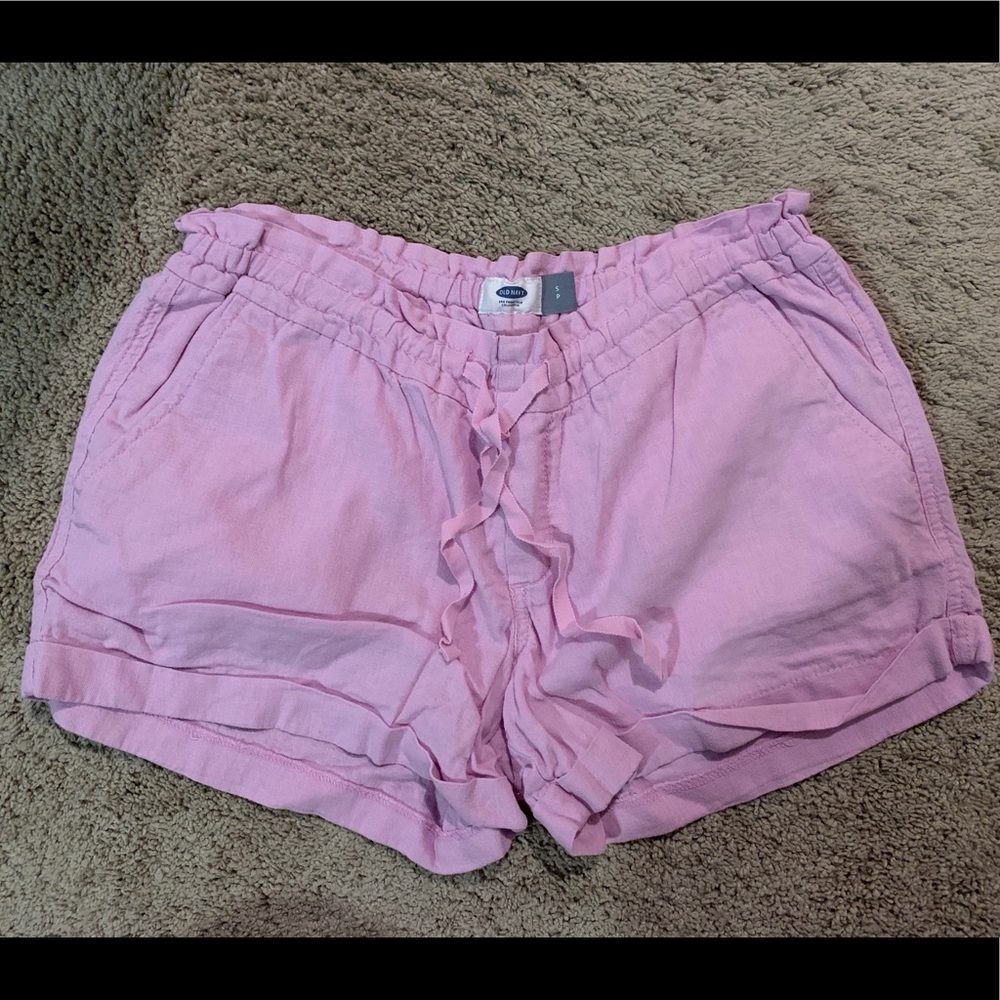 Purple Old Navy tie shorts